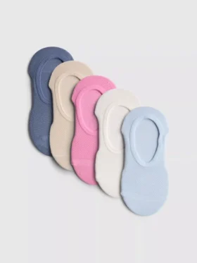 Pack de 5 pares de calcetines invisibles deportivos