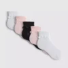 Pack de 5 pares de calcetines tobilleros con ribete de tul