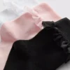 Pack de 5 pares de calcetines tobilleros con ribete de tul