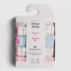 Pack de 5 tangas con alto contenido en algodón