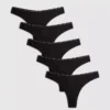 Pack de 5 tangas «Love to Lounge» con alto contenido en algodón