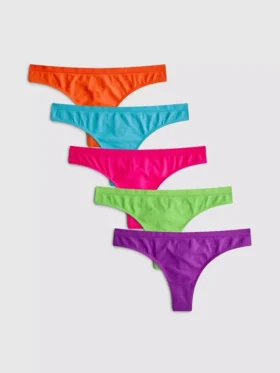 Pack de 5 tangas sin costuras