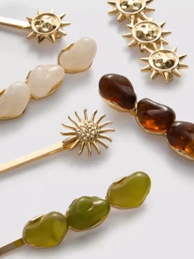 Pack de 6 horquillas de resina «Celestial» de Paula Echevarría