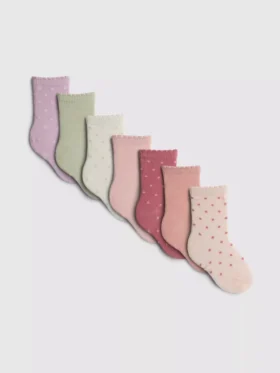 Pack de 7 pares de calcetines con estampado de lunares