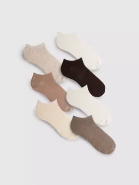 Pack de 7 pares de calcetines cortos