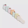 Pack de 7 pares de calcetines cortos con estampado de frutas