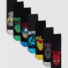 Pack de 7 pares de calcetines cortos de Marvel