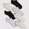 Pack de 7 pares de calcetines de zapatillas con corazones