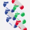 Pack de 7 pares de calcetines de zapatillas con los días de la semana
