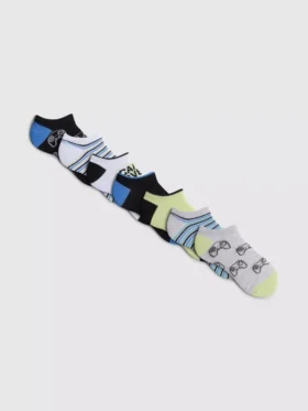 Pack de 7 pares de calcetines de zapatillas deportivos con motivos de juegos