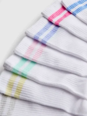Pack de 7 pares de calcetines deportivos acanalados
