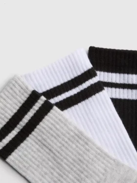 Pack de 7 pares de calcetines deportivos acanalados