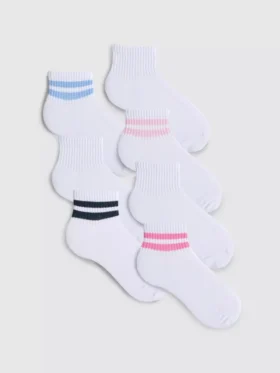 Pack de 7 pares de calcetines deportivos cortos