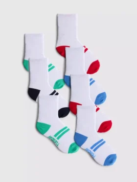 Pack de 7 pares de calcetines tobilleros con los días de la semana