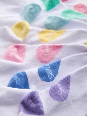 Pack de 7 pares de calcetines tobilleros con los días de la semana
