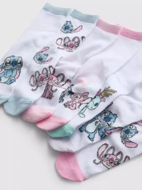 Pack de 7 pares de calcetines tobilleros de Stitch de Disney