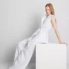 Pantalones anchos de lino plisados «The Edit»