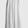Pantalones anchos de lino plisados «The Edit»