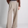 Pantalones anchos plisados