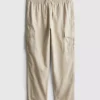 Pantalones cargo con cordón
