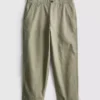 Pantalones chinos holgados de talle medio