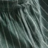 Pantalones Cortos a rayas de mezcla de lino