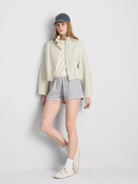 Pantalones Cortos ajustados de jersey con alto contenido en algodón