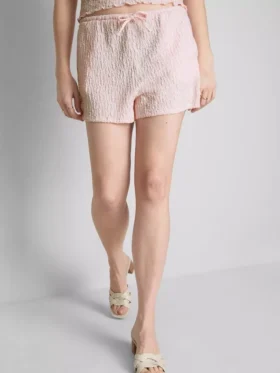 Pantalones Cortos arrugados con cordón