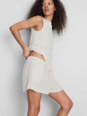 Pantalones Cortos arrugados de corte holgado de Paula Echevarría