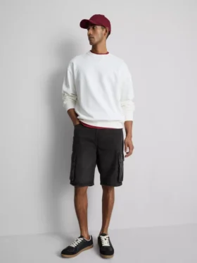 Pantalones cortos cargo de denim