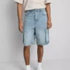 Pantalones cortos cargo de denim