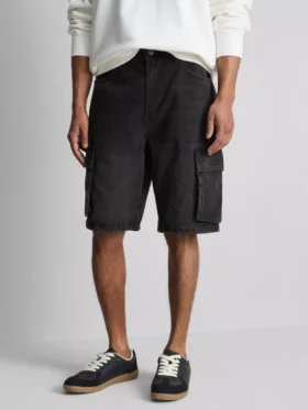 Pantalones cortos cargo de denim