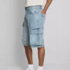 Pantalones cortos cargo de denim
