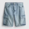 Pantalones cortos cargo de denim