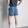 Pantalones cortos con cintura de cordón texturizada