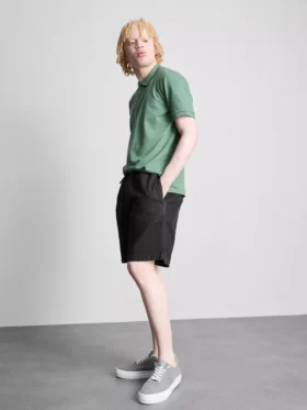 Pantalones Cortos con cordón y textura