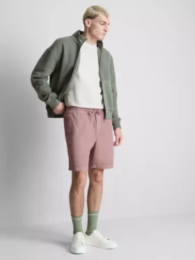 Pantalones Cortos con cordón y textura