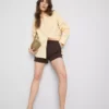 Pantalones Cortos con cordón y textura
