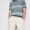 Pantalones Cortos con cordón y textura