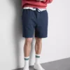 Pantalones Cortos con cordón y textura