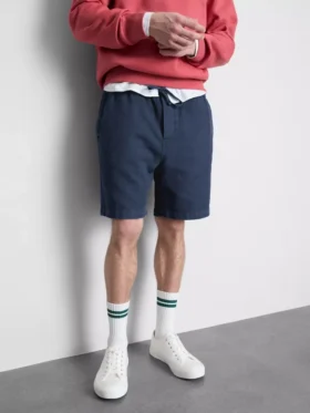 Pantalones Cortos con cordón y textura