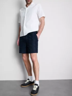 Pantalones Cortos con cordón y textura