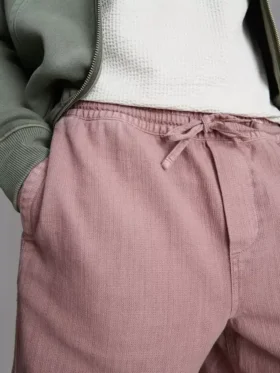 Pantalones Cortos con cordón y textura