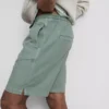 Pantalones Cortos con cordón y textura
