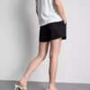 Pantalones Cortos con cordón y textura