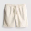Pantalones Cortos con cordón y textura