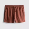 Pantalones Cortos con cordón y textura