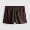Pantalones Cortos con cordón y textura