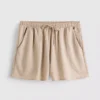 Pantalones Cortos con cordón y textura