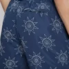 Pantalones Cortos con estampado de sol bordado